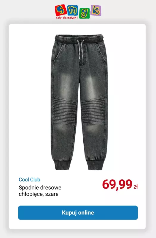 Smyk - gazetka promocyjna Nowa kolekcja - ciepło, wygodnie i stylowo! od czwartku 04.09 do środy 10.09 - strona 7