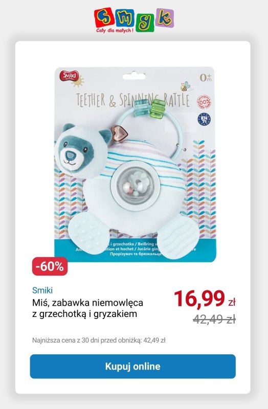 Smyk - gazetka promocyjna Do -60% na wybrane zabawki od piątku 05.09 do środy 17.09 - strona 10