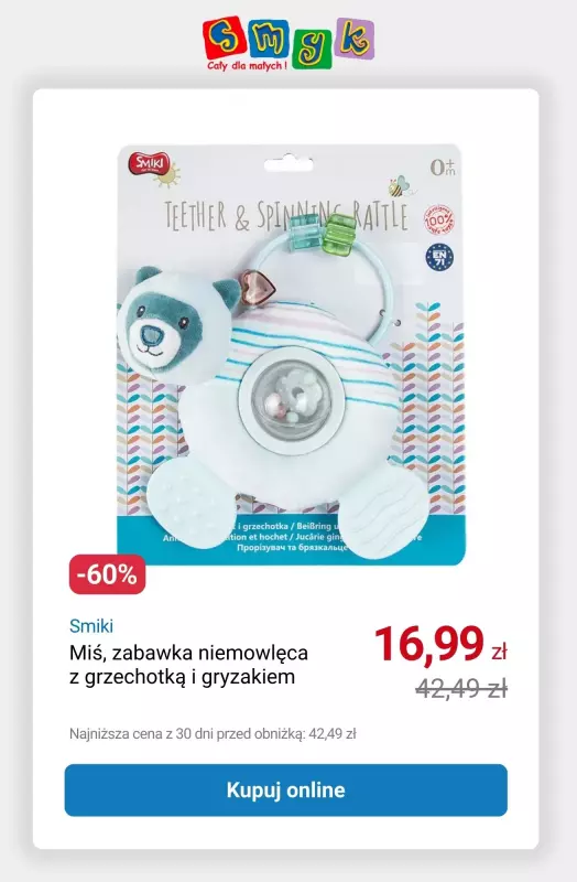 Smyk - gazetka promocyjna Do -60% na wybrane zabawki od piątku 05.09 do środy 17.09 - strona 10