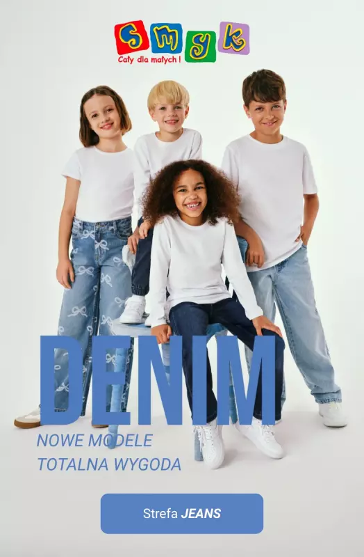 Smyk - gazetka promocyjna DENIM - nowe modele, totalna wygoda! od czwartku 11.09 