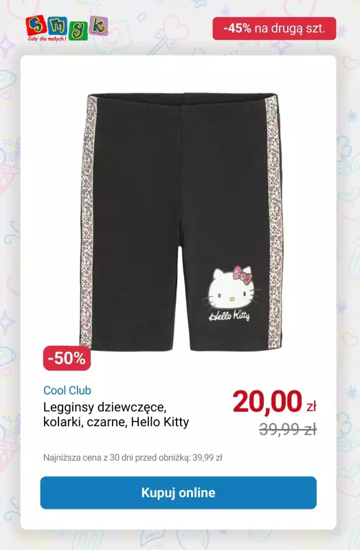 Smyk - gazetka promocyjna Ubrania i buty: -45% na drugi tańszy produkt od poniedziałku 15.09 do środy 17.09 - strona 4