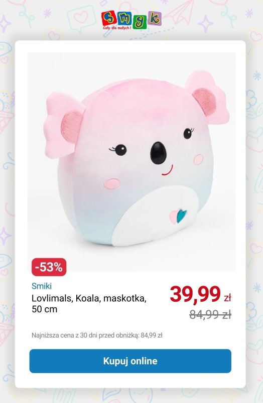 Smyk - gazetka promocyjna Do -50% na wybrane produkty SMIKI od środy 17.09 do niedzieli 21.09 - strona 15