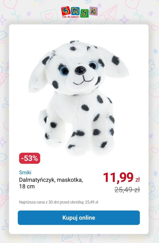 Smyk - gazetka promocyjna Do -50% na wybrane produkty SMIKI od środy 17.09 do niedzieli 21.09 - strona 7