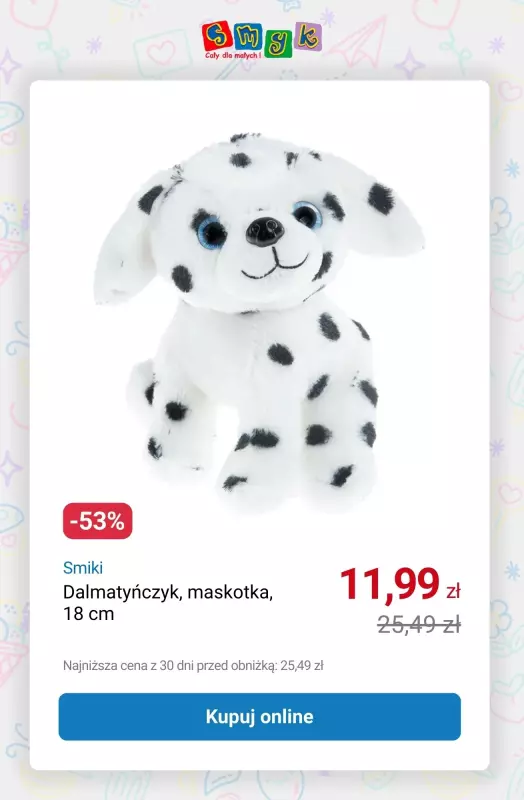 Smyk - gazetka promocyjna Do -50% na wybrane produkty SMIKI od środy 17.09 do niedzieli 21.09 - strona 7