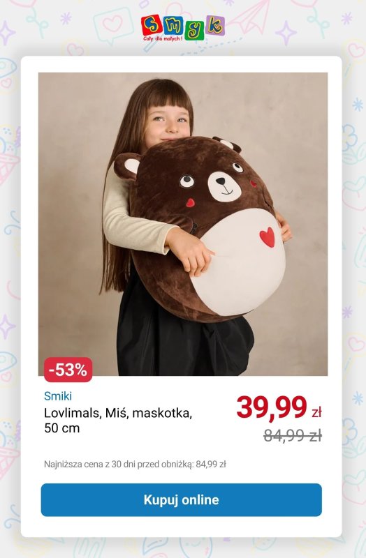 Smyk - gazetka promocyjna Do -50% na wybrane produkty SMIKI od środy 17.09 do niedzieli 21.09 - strona 8