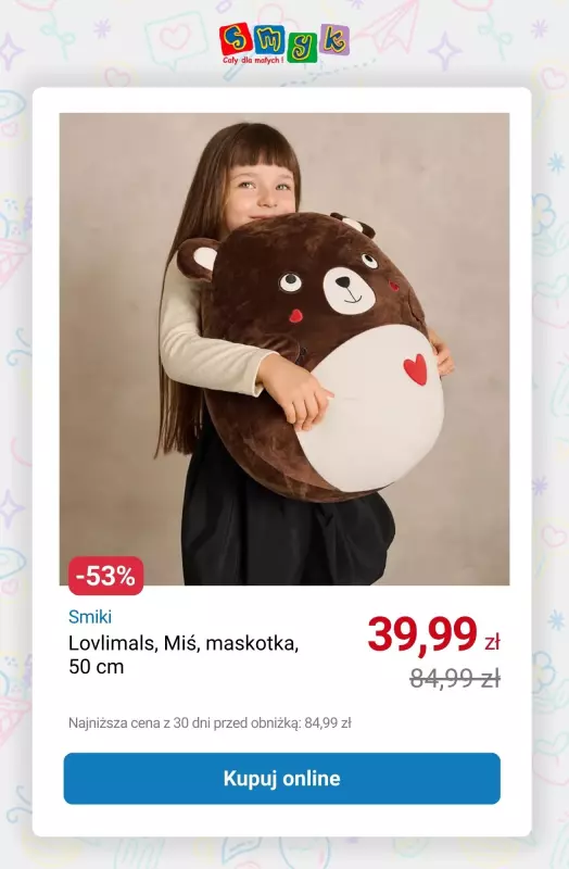 Smyk - gazetka promocyjna Do -50% na wybrane produkty SMIKI od środy 17.09 do niedzieli 21.09 - strona 8