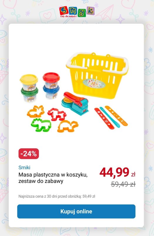 Smyk - gazetka promocyjna Do -50% na wybrane produkty SMIKI od środy 17.09 do niedzieli 21.09 - strona 10