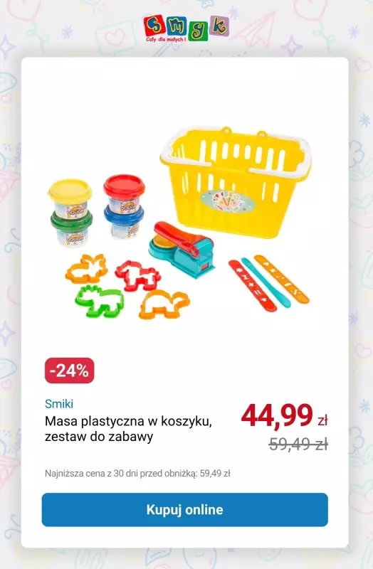 Smyk - gazetka promocyjna Do -50% na wybrane produkty SMIKI od środy 17.09 do niedzieli 21.09 - strona 10