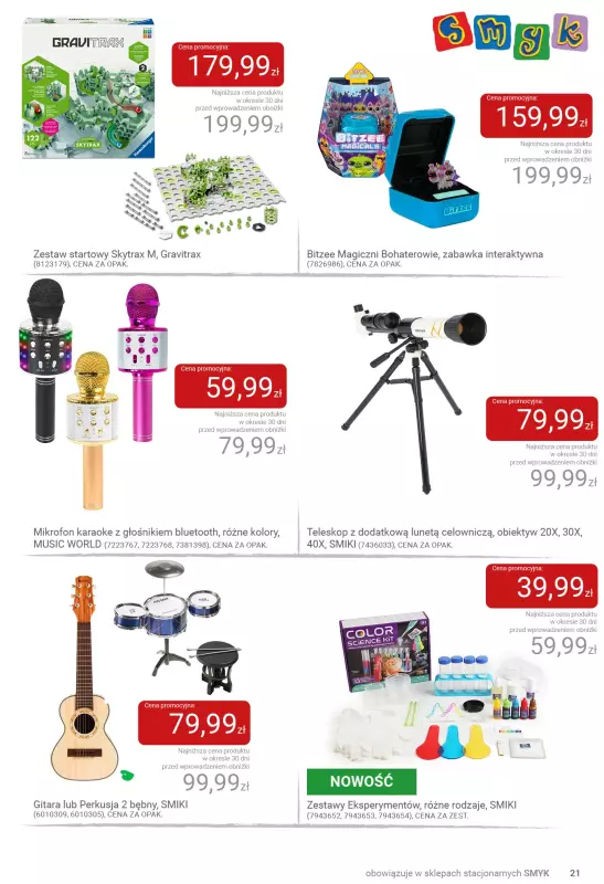 Smyk - gazetka promocyjna Jesienne zabawy pełne radości - katalog od wtorku 23.09 do soboty 04.10 - strona 21