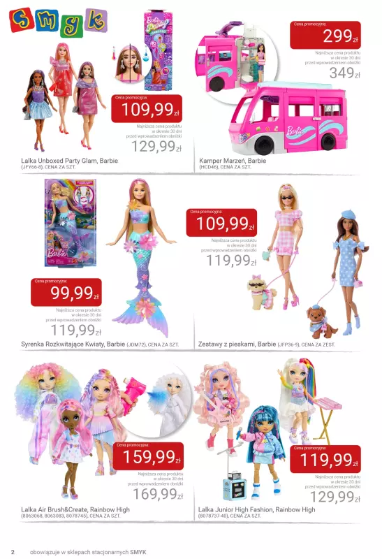 Smyk - gazetka promocyjna Jesienne zabawy pełne radości - katalog od wtorku 23.09 do soboty 04.10 - strona 2