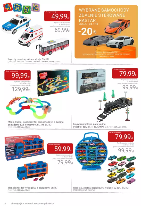 Smyk - gazetka promocyjna Jesienne zabawy pełne radości - katalog od wtorku 23.09 do soboty 04.10 - strona 10