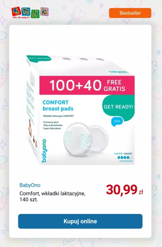 Smyk - gazetka promocyjna BESTSELLERY - sprawdź najchętniej kupowane! od środy 24.09 do wtorku 30.09 - strona 10