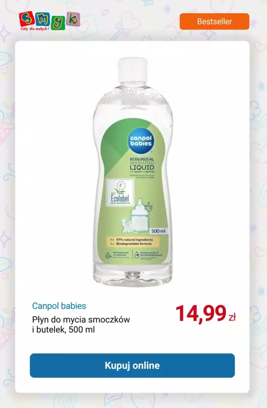Smyk - gazetka promocyjna BESTSELLERY - sprawdź najchętniej kupowane! od środy 24.09 do wtorku 30.09 - strona 22