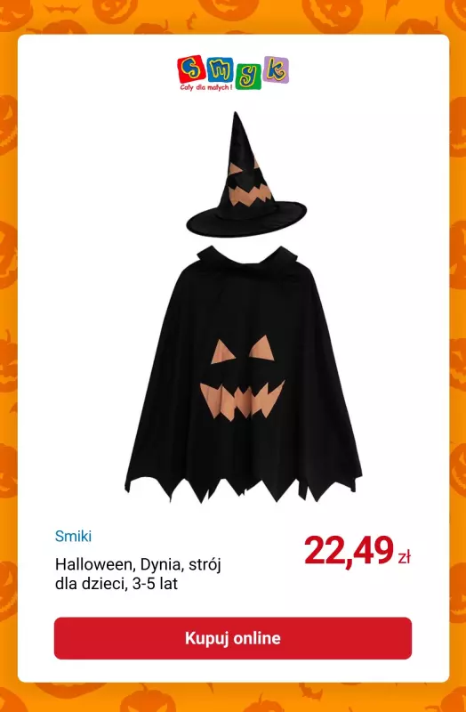 Smyk - gazetka promocyjna HALLOWEEN: -10% przy zakupie 2 szt. od środy 08.10 do wtorku 28.10 - strona 7