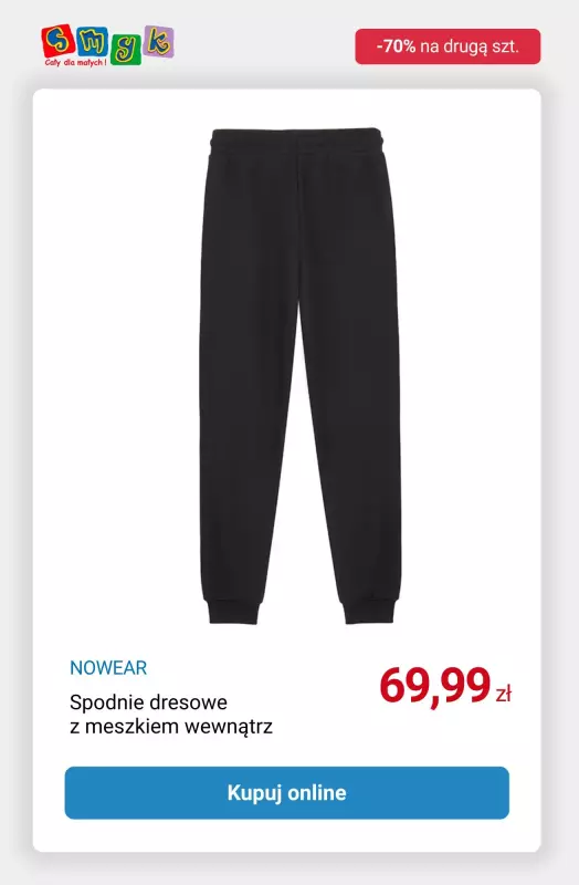Smyk - gazetka promocyjna -70% na drugi produkt NOWEAR   - strona 3