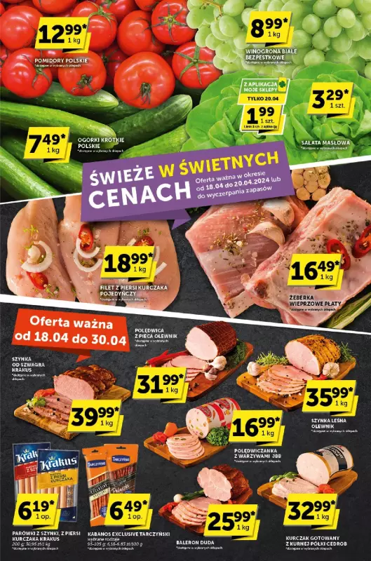 Groszek - gazetka promocyjna Gazetka Supermarket od czwartku 18.04 do wtorku 30.04 - strona 3