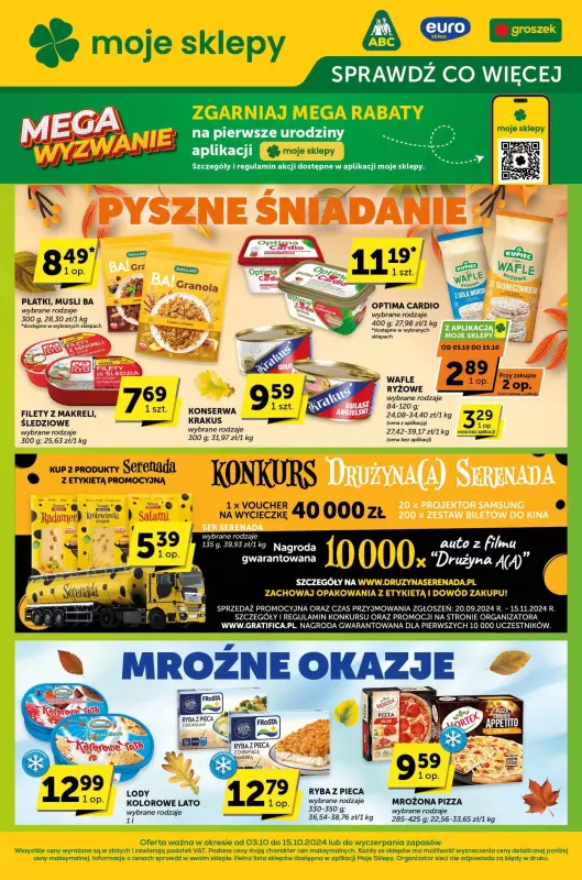 Groszek - gazetka promocyjna Sprawdź, co więcej od czwartku 03.10 do wtorku 15.10