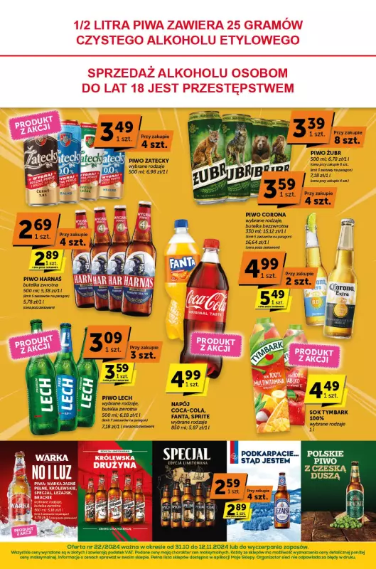 Groszek - gazetka promocyjna Gazetka Minimarket od czwartku 31.10 do wtorku 12.11 - strona 8