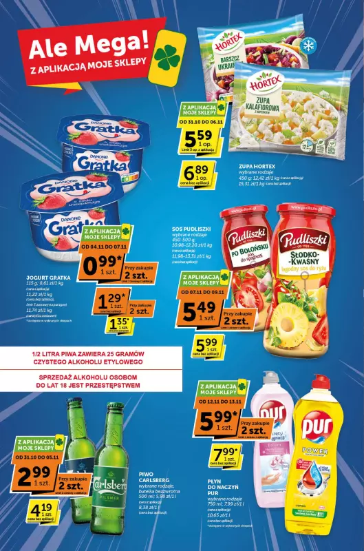 Groszek - gazetka promocyjna Gazetka Supermarket od czwartku 31.10 do wtorku 12.11 - strona 6