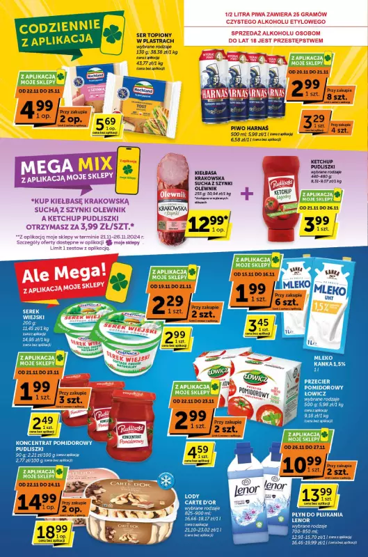 Groszek - gazetka promocyjna Gazetka Supermarket od czwartku 14.11 do wtorku 26.11 - strona 6