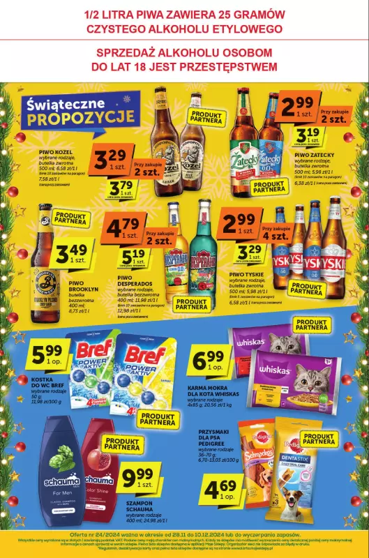 Groszek - gazetka promocyjna Gazetka Supermarket od czwartku 28.11 do wtorku 10.12 - strona 12