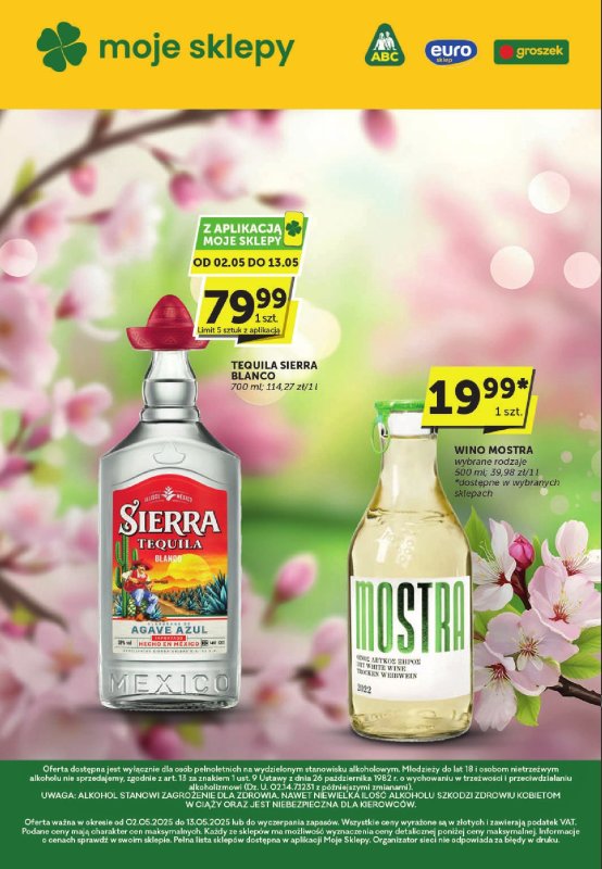 Groszek - gazetka promocyjna Katalog alkoholowy od środy 30.04 do wtorku 13.05