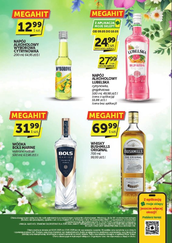 Groszek - gazetka promocyjna Gazetka alkoholowa od środy 30.04 do wtorku 13.05 - strona 2