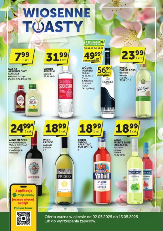 Groszek - gazetka promocyjna Oferta alkoholowa od środy 30.04 do wtorku 13.05