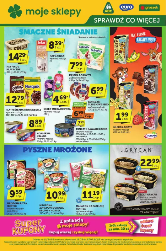 Groszek - gazetka promocyjna Sprawdź, co więcej od czwartku 15.05 do wtorku 27.05