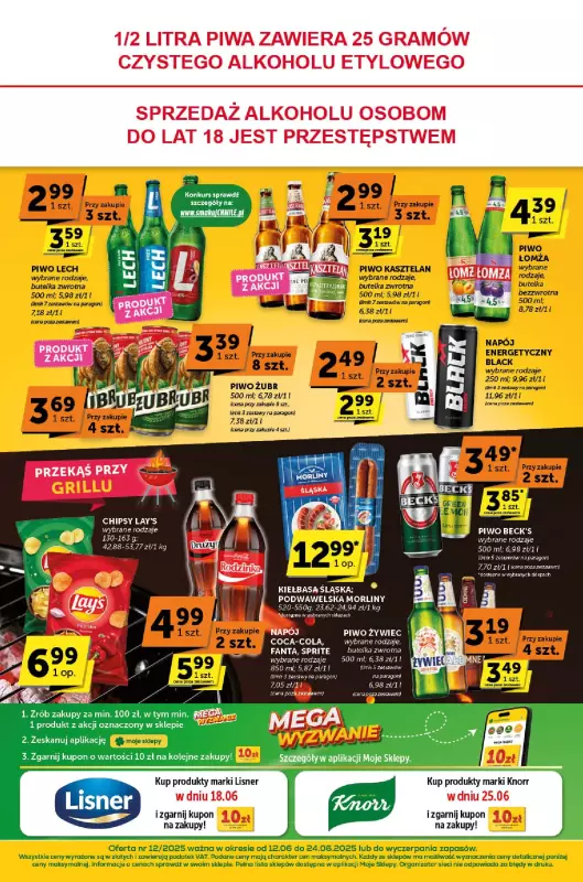 Groszek - gazetka promocyjna Gazetka Minimarket od czwartku 12.06 do wtorku 24.06 - strona 4