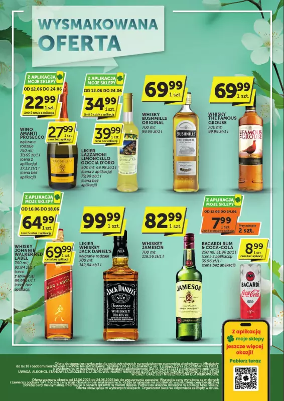 Groszek - gazetka promocyjna Oferta alkoholowa od czwartku 12.06 do wtorku 24.06 - strona 2