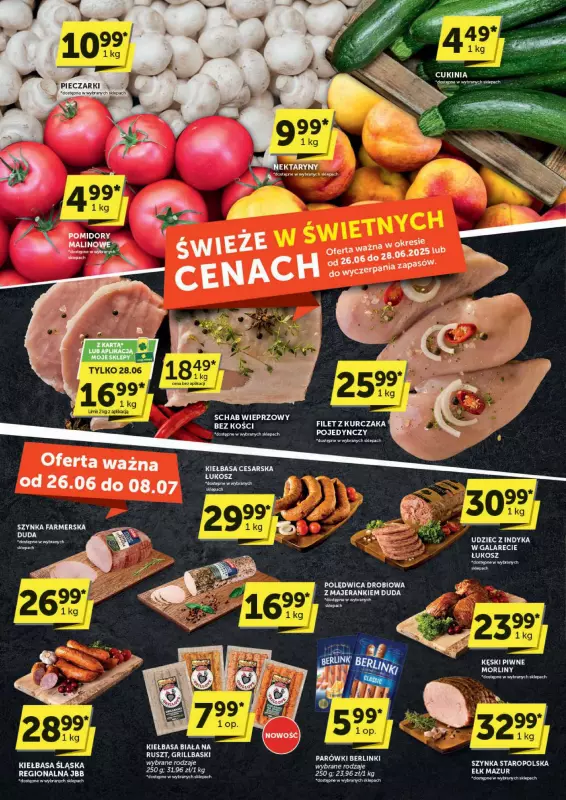 Groszek - gazetka promocyjna Gazetka Supermarket od czwartku 26.06 do wtorku 08.07 - strona 4