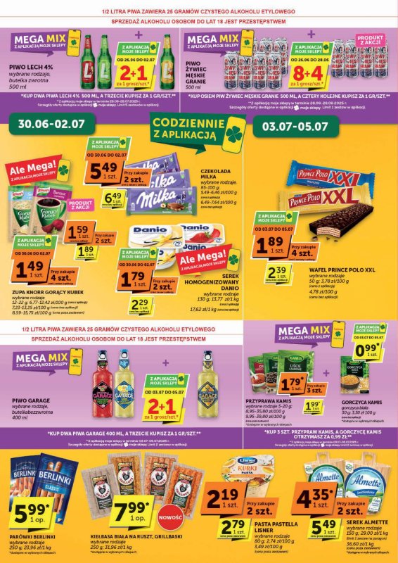 Groszek - gazetka promocyjna Gazetka Minimarket od czwartku 26.06 do wtorku 08.07 - strona 2