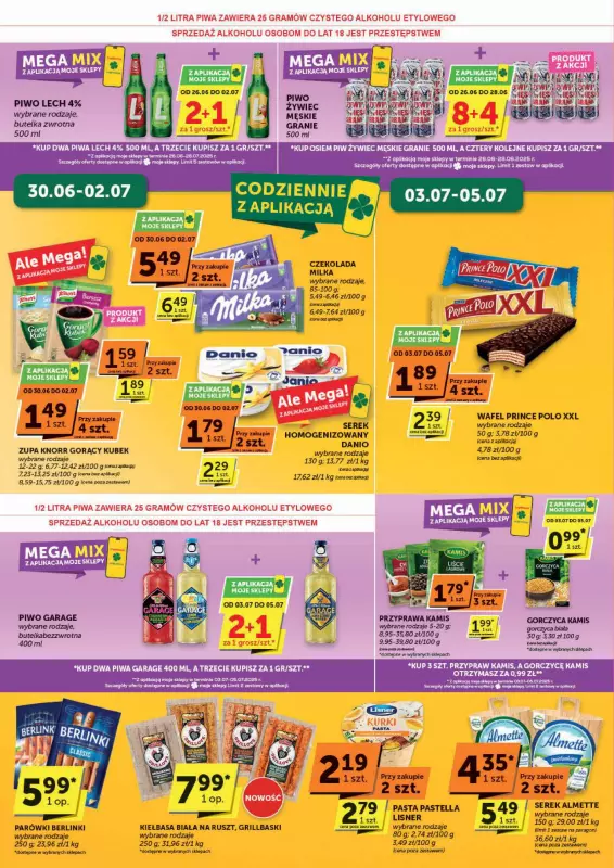 Groszek - gazetka promocyjna Gazetka Minimarket od czwartku 26.06 do wtorku 08.07 - strona 2