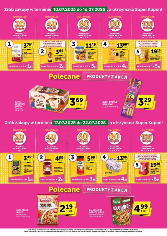 Groszek - gazetka promocyjna Gazetka Supermarket od czwartku 10.07 do wtorku 22.07 - strona 19