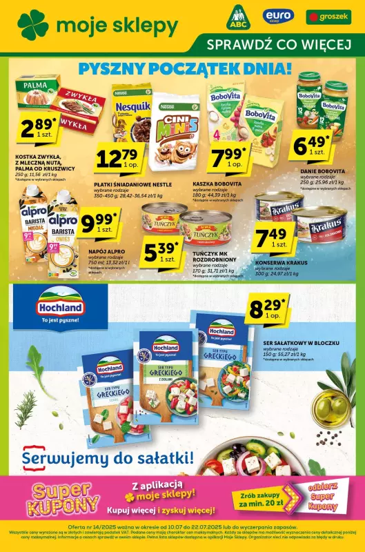 Groszek - gazetka promocyjna Sprawdź, co więcej od czwartku 10.07 do wtorku 22.07