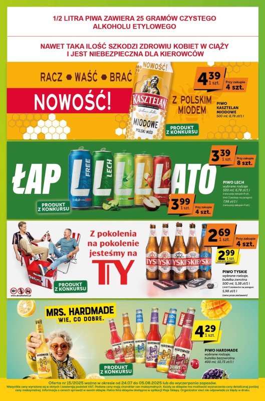 Groszek - gazetka promocyjna Sprawdź, co więcej od czwartku 24.07 do wtorku 05.08 - strona 9