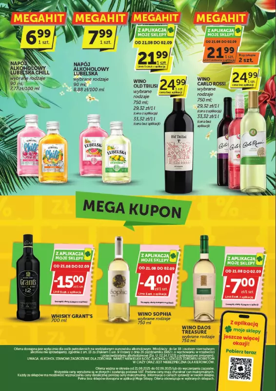 Groszek - gazetka promocyjna Oferta alkoholowa  do wtorku 02.09 - strona 2