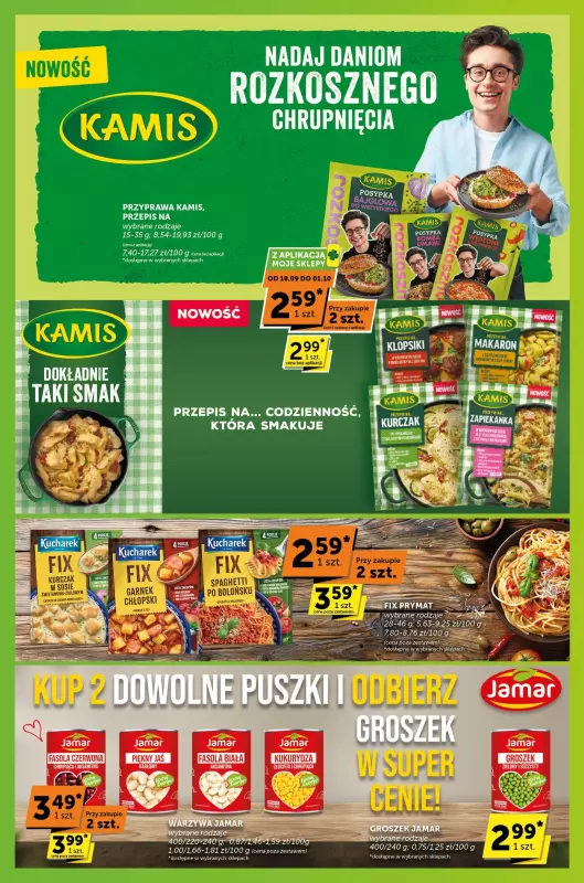 Groszek - gazetka promocyjna Sprawdź, co więcej  do wtorku 30.09 - strona 5