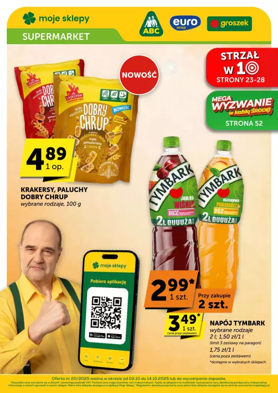 Groszek - gazetka promocyjna Gazetka Supermarket  do wtorku 14.10