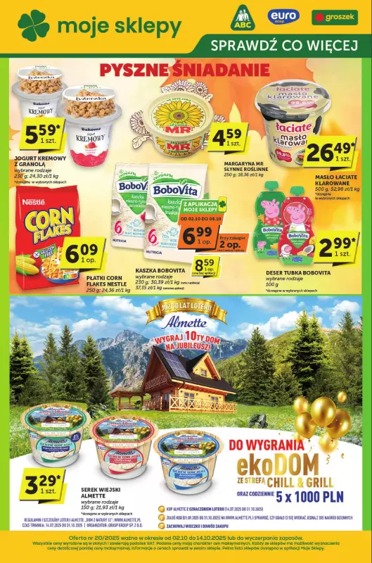 Groszek - gazetka promocyjna Sprawdź, co więcej  do wtorku 14.10