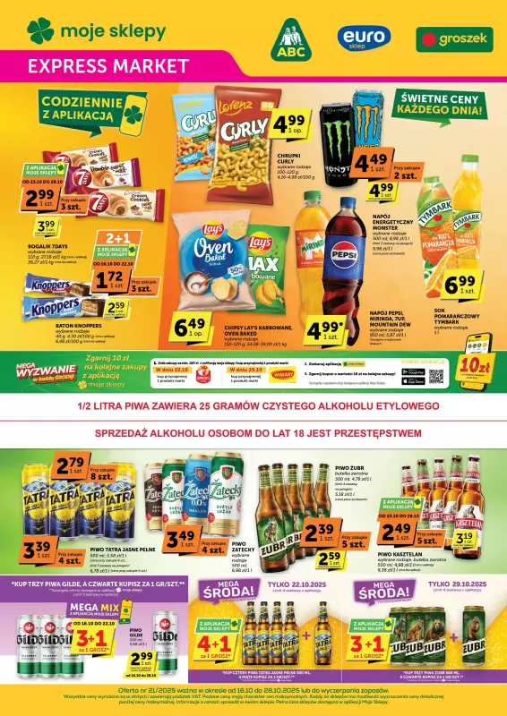 Groszek - gazetka promocyjna Gazetka Expressmarket  