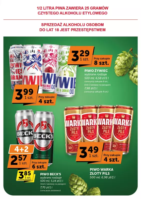 Groszek - gazetka promocyjna Gazetka Supermarket od czwartku 16.10 do wtorku 28.10 - strona 43