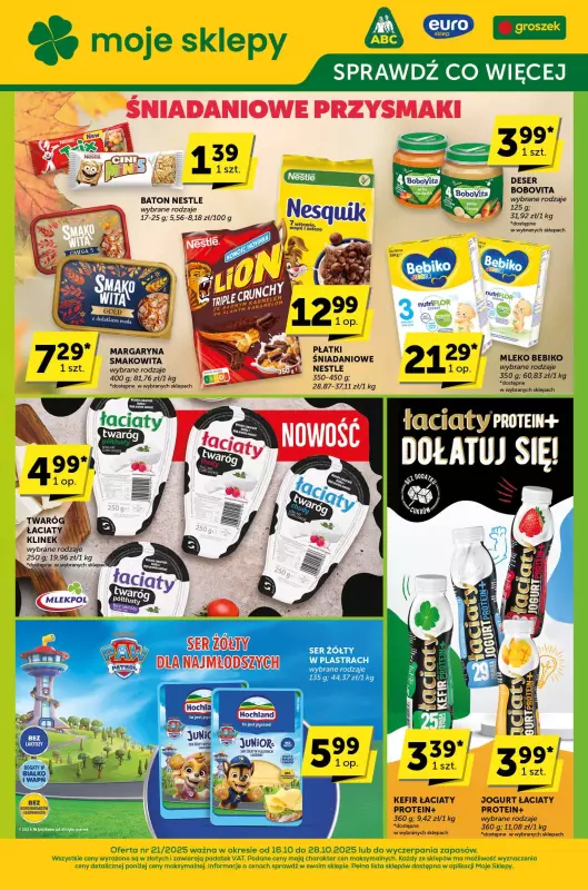 Groszek - gazetka promocyjna Sprawdź, co więcej  