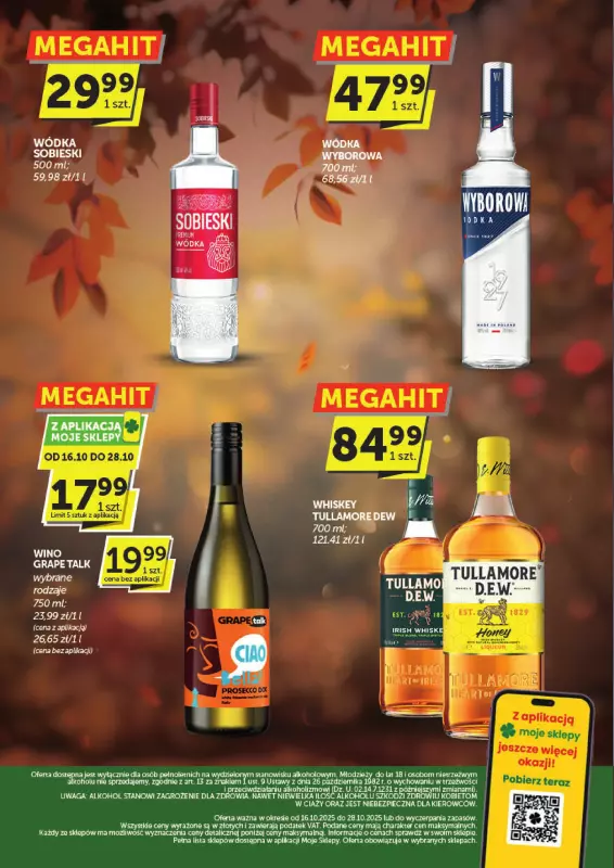 Groszek - gazetka promocyjna Gazetka alkoholowa od czwartku 16.10 do wtorku 28.10 - strona 2