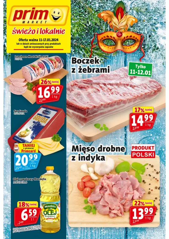 Prim Market - gazetka promocyjna Gazetka od czwartku 11.01 do środy 17.01
