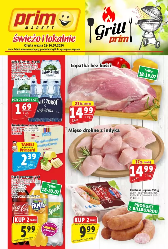 Prim Market - gazetka promocyjna Gazetka od czwartku 18.07 do środy 24.07