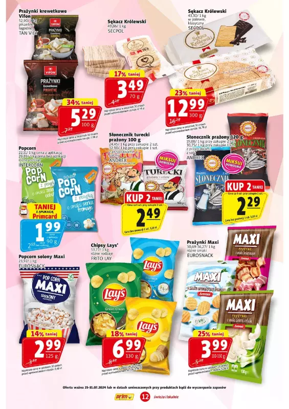 Prim Market - gazetka promocyjna Gazetka od czwartku 25.07 do środy 31.07 - strona 12