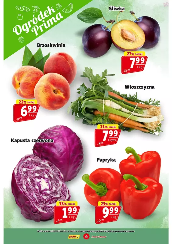 Prim Market - gazetka promocyjna Gazetka od czwartku 25.07 do środy 31.07 - strona 6