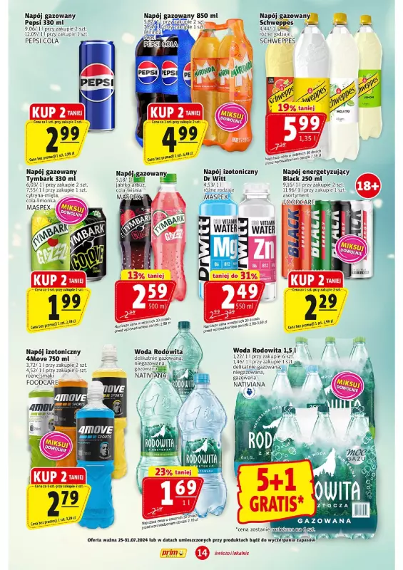 Prim Market - gazetka promocyjna Gazetka od czwartku 25.07 do środy 31.07 - strona 14